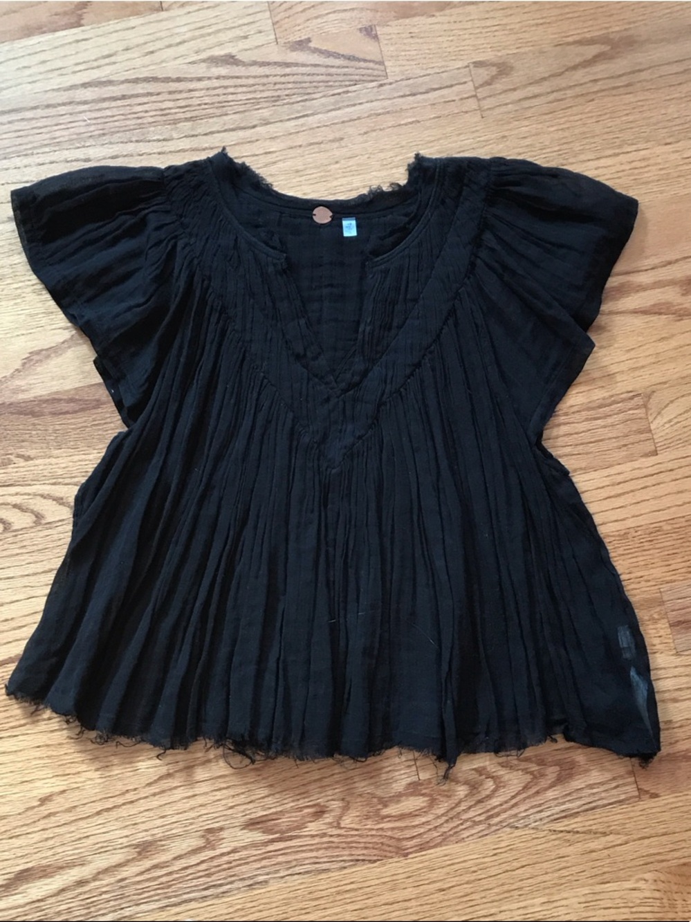 Free People gauze top